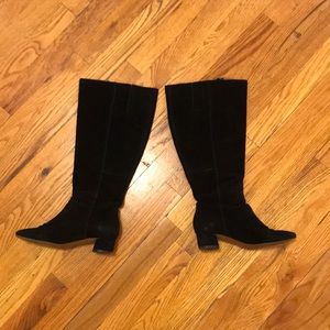 Nine West knee high black boots 5.5
